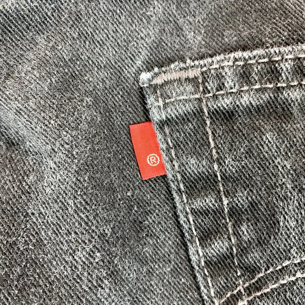 Vintage Levis 550 Jeans Mens 36X32 (33X31) Black USA Made Y2K Loose Straight Leg
